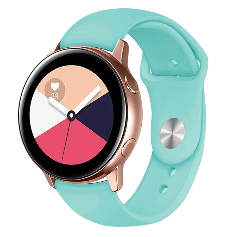 KALEBOL KLB-DKGJ-001 Huawei Watch GT 4 41mm / Garmin Venu 3S 18mm Silicone Band Watch Strap