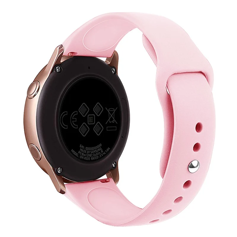 KALEBOL KLB-DKGJ-001 Huawei Watch GT 4 41mm / Garmin Venu 3S 18mm Silicone Band Watch Strap