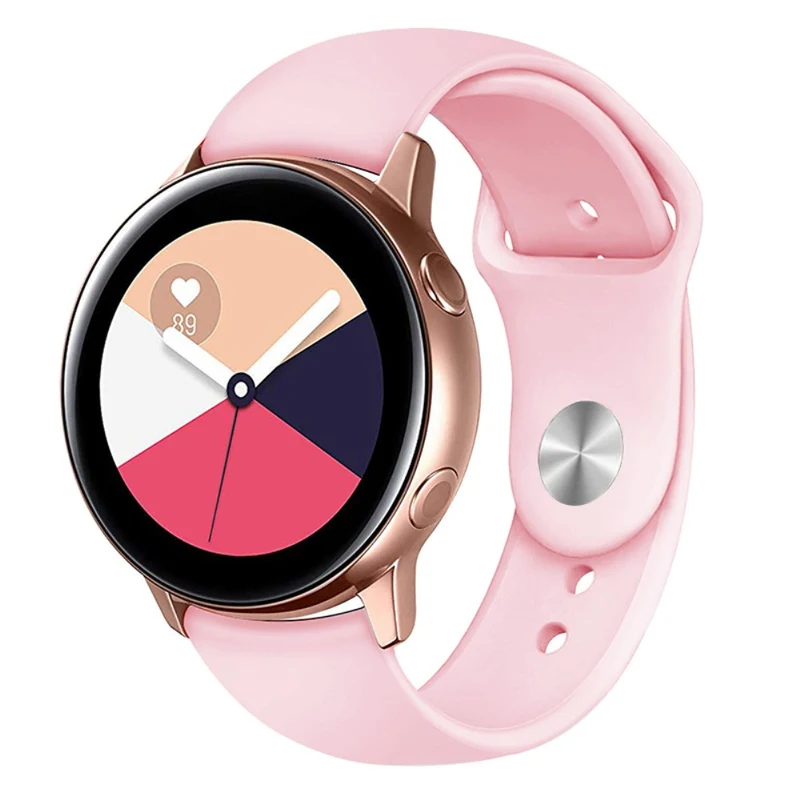 KALEBOL KLB-DKGJ-001 Huawei Watch GT 4 41mm / Garmin Venu 3S 18mm Silicone Band Watch Strap