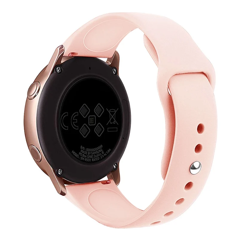 KALEBOL KLB-DKGJ-001 Huawei Watch GT 4 41mm / Garmin Venu 3S 18mm Silicone Band Watch Strap