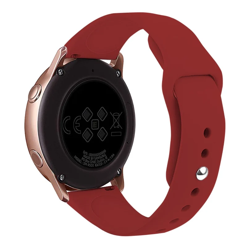KALEBOL KLB-DKGJ-001 Huawei Watch GT 4 41mm / Garmin Venu 3S 18mm Silicone Band Watch Strap