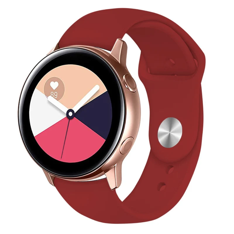 KALEBOL KLB-DKGJ-001 Huawei Watch GT 4 41mm / Garmin Venu 3S 18mm Silicone Band Watch Strap
