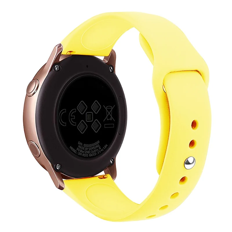 KALEBOL KLB-DKGJ-001 Huawei Watch GT 4 41mm / Garmin Venu 3S 18mm Silicone Band Watch Strap
