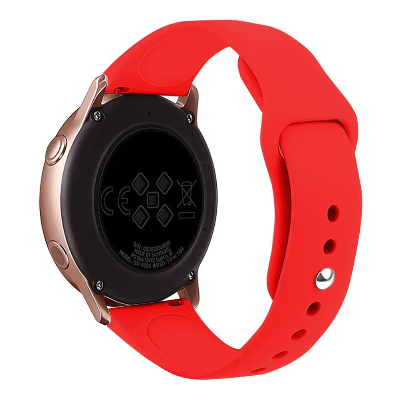 KALEBOL KLB-DKGJ-001 Huawei Watch GT 4 41mm / Garmin Venu 3S 18mm Silicone Band Watch Strap