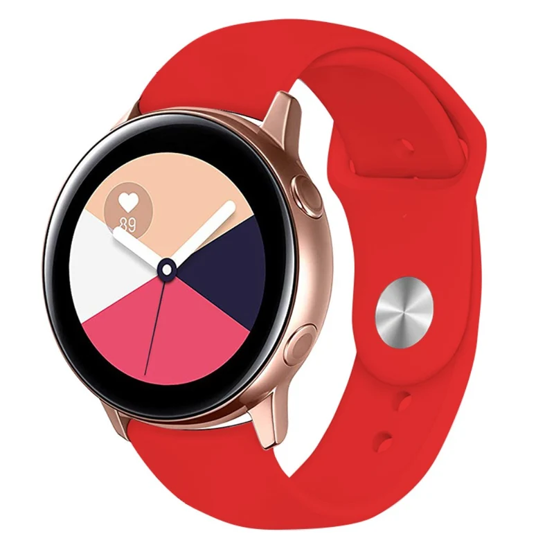 KALEBOL KLB-DKGJ-001 Huawei Watch GT 4 41mm / Garmin Venu 3S 18mm Silicone Band Watch Strap