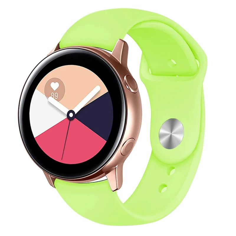 KALEBOL KLB-DKGJ-001 Huawei Watch GT 4 41mm / Garmin Venu 3S 18mm Silicone Band Watch Strap