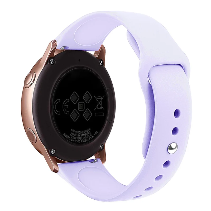 KALEBOL KLB-DKGJ-001 Huawei Watch GT 4 41mm / Garmin Venu 3S 18mm Silicone Band Watch Strap