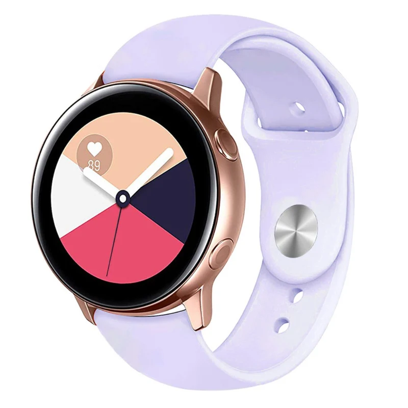 KALEBOL KLB-DKGJ-001 Huawei Watch GT 4 41mm / Garmin Venu 3S 18mm Silicone Band Watch Strap