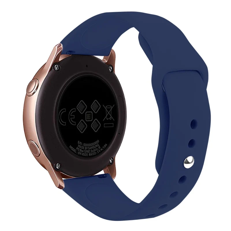 KALEBOL KLB-DKGJ-001 Huawei Watch GT 4 41mm / Garmin Venu 3S 18mm Silicone Band Watch Strap