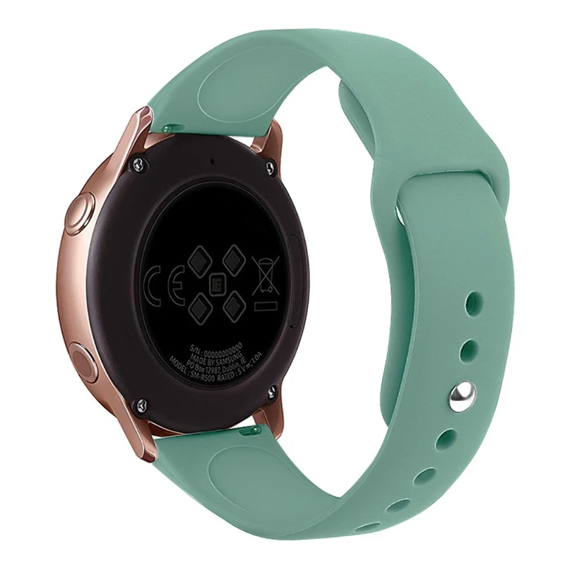 KALEBOL KLB-DKGJ-001 Huawei Watch GT 4 41mm / Garmin Venu 3S 18mm Silicone Band Watch Strap