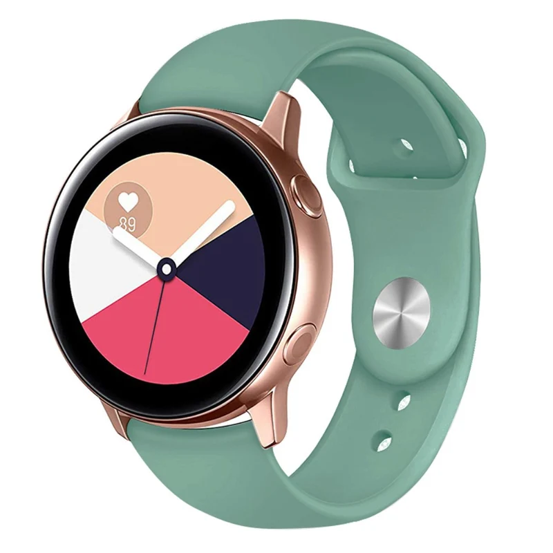 KALEBOL KLB-DKGJ-001 Huawei Watch GT 4 41mm / Garmin Venu 3S 18mm Silicone Band Watch Strap