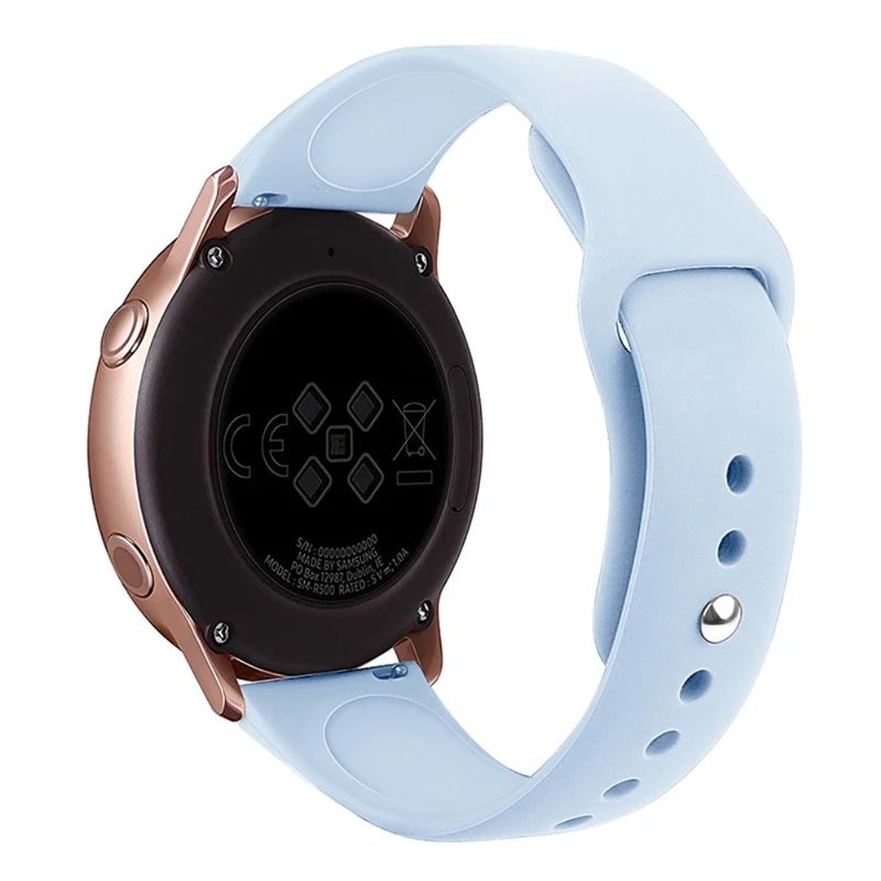 KALEBOL KLB-DKGJ-001 Huawei Watch GT 4 41mm / Garmin Venu 3S 18mm Silicone Band Watch Strap