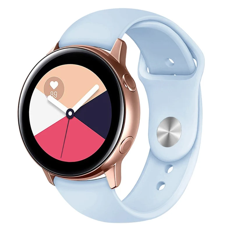 KALEBOL KLB-DKGJ-001 Huawei Watch GT 4 41mm / Garmin Venu 3S 18mm Silicone Band Watch Strap