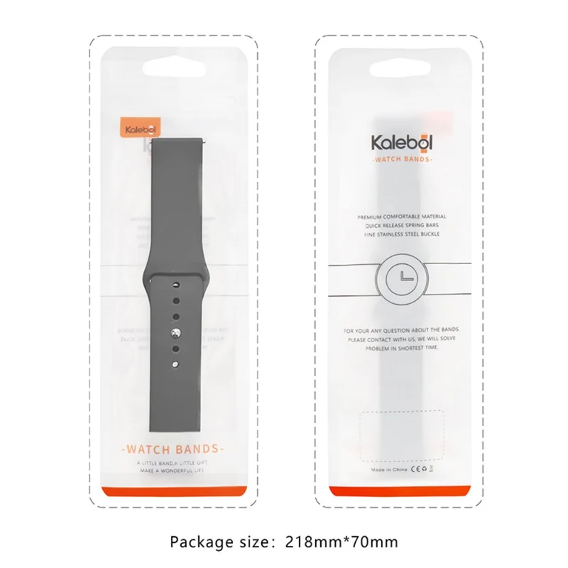 KALEBOL KLB-DKGJ-001 Huawei Watch GT 4 41mm / Garmin Venu 3S 18mm Silicone Band Watch Strap