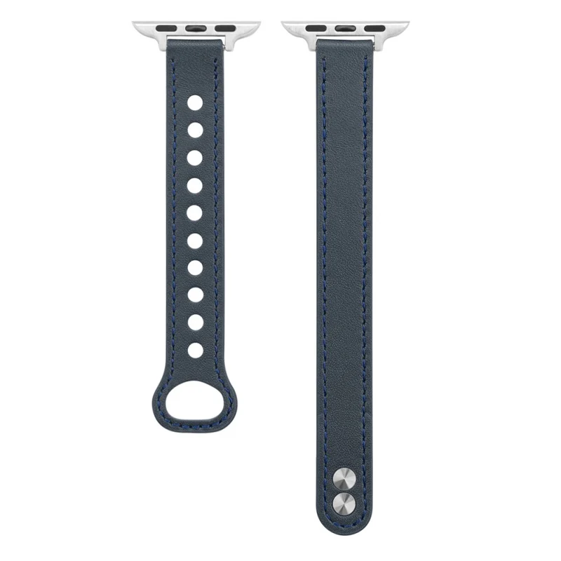 Apple Watch 49mm / 45mm / 44mm / 42mm Genuine Cow Leather Watch Band
