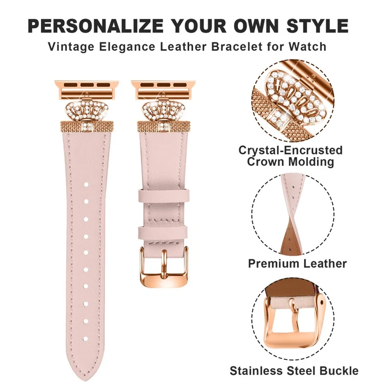 Apple Watch 49mm / 45mm / 44mm / 42mm Leather Strap