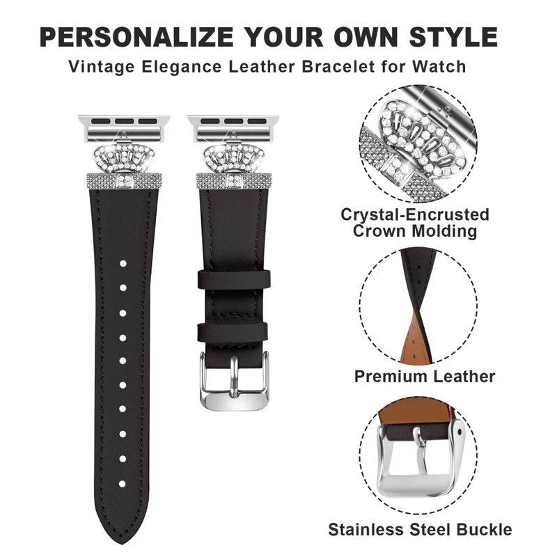 Leather Strap Apple Watch 49mm / 45mm / 44mm / 42mm