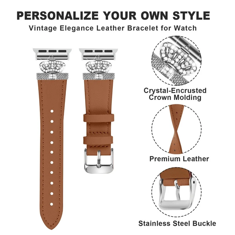 Leather Strap Apple Watch 49mm / 45mm / 44mm / 42mm