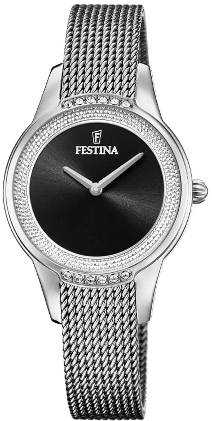 Festina Mademoiselle F20494/3 Damenuhr • Edelstahl • Swarovski Kristalle