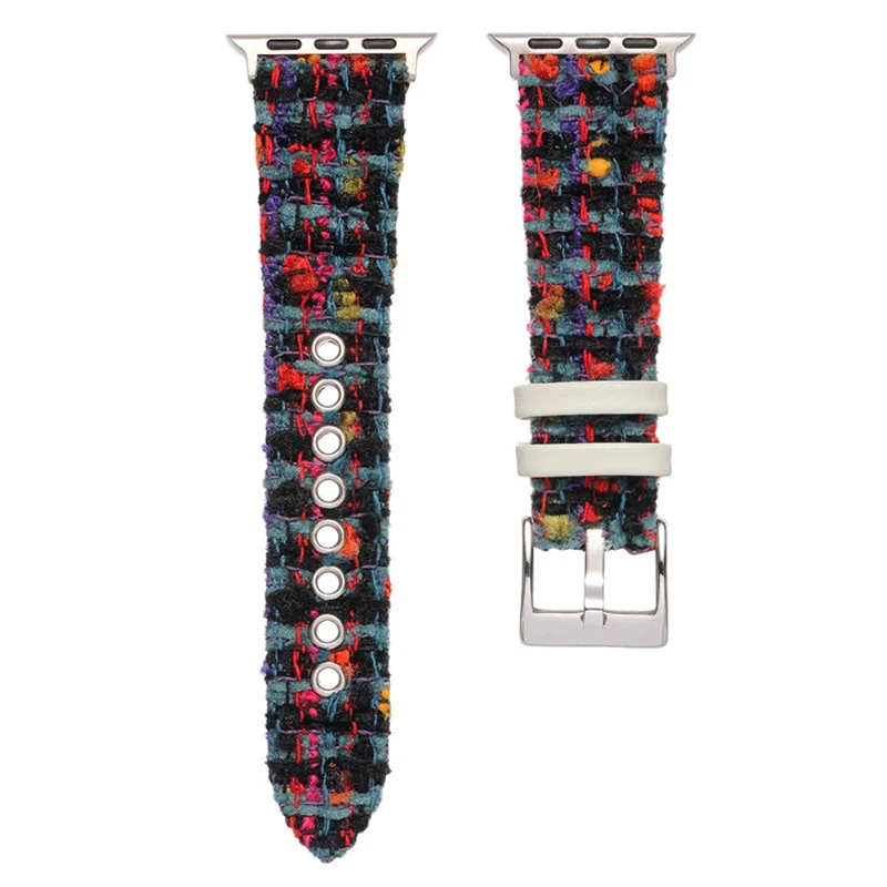 Apple Watch 49mm / 45mm / 44mm / 42mm Woolen Watch Strap - Oil Painting Color