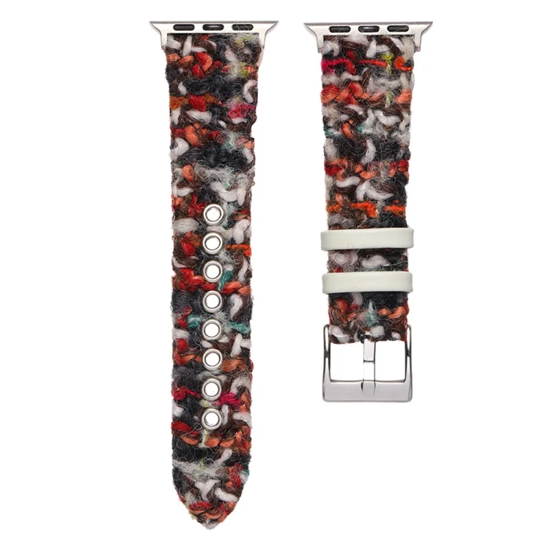 Apple Watch 49mm / 45mm / 44mm / 42mm Woolen Watch Strap - Oil Painting Color