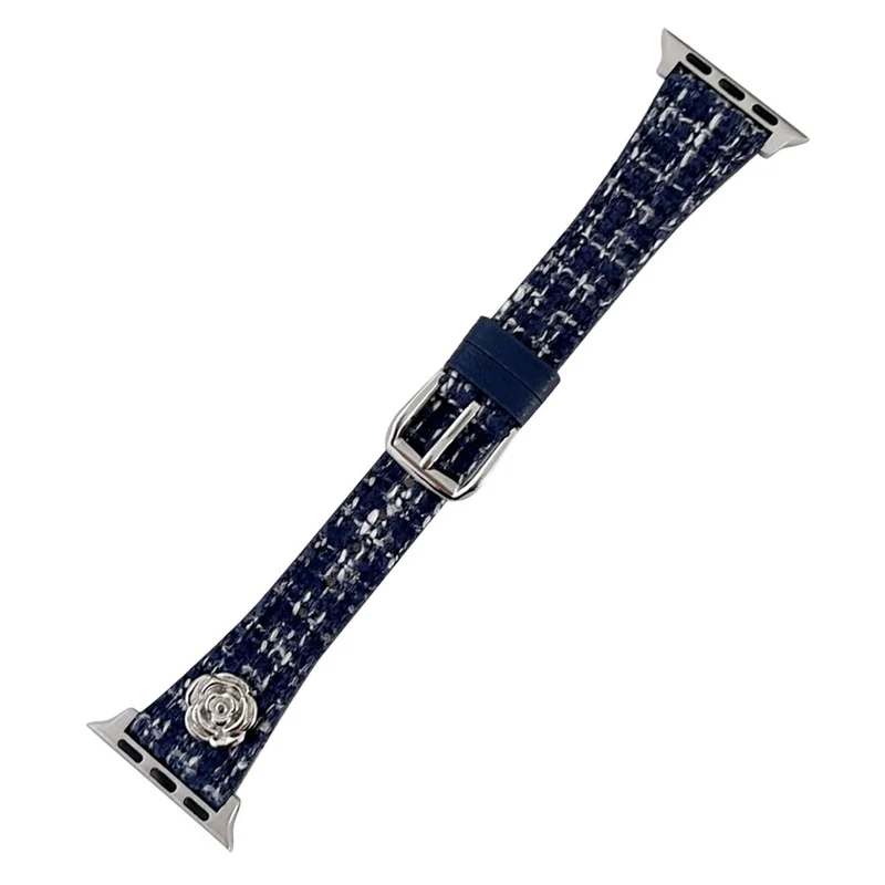 Apple Watch 49mm / 45mm / 44mm / 42mm Wrist Strap with Camellia Decor