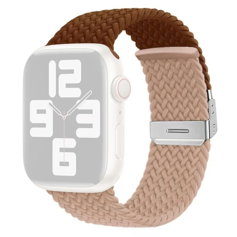 Apple Watch 49mm / 45mm / 44mm / 42mm Nylon Bracelet Strap - Red+Blue