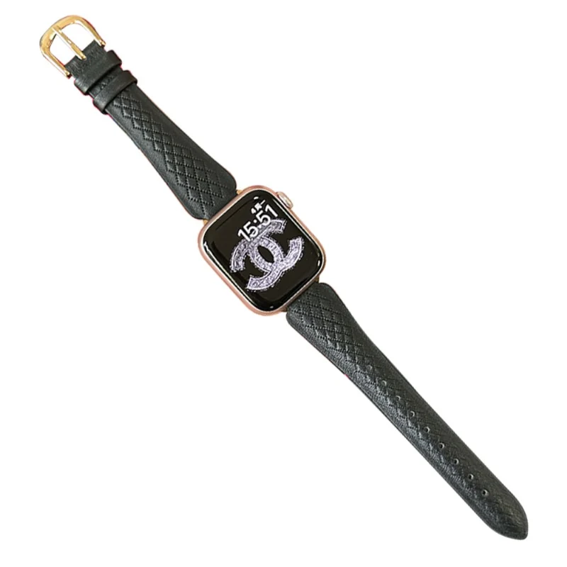 Apple Watch 49mm / 45mm / 44mm / 42mm Cowhide Leather Bracelet Strap
