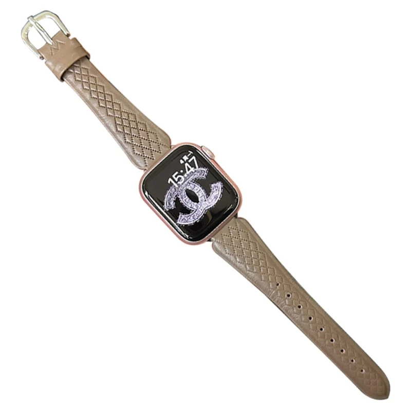 Apple Watch 49mm / 45mm / 44mm / 42mm Cowhide Leather Bracelet Strap