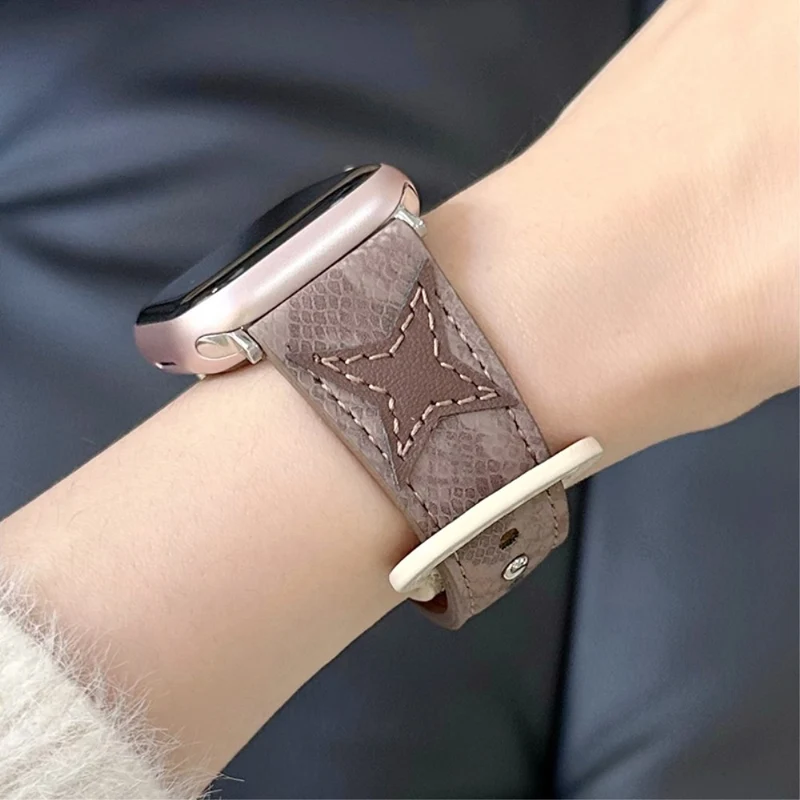 Apple Watch 49mm / 45mm / 44mm / 42mm Microfiber Leather Watch Strap