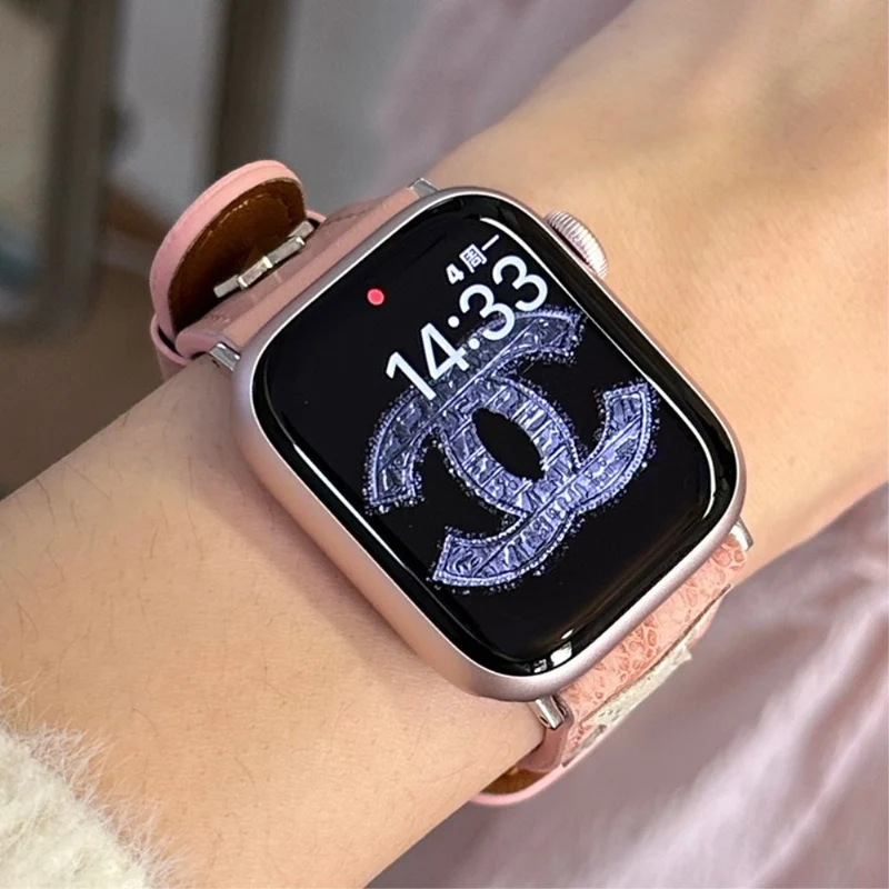 Apple Watch 49mm / 45mm / 44mm / 42mm Microfiber Leather Watch Strap