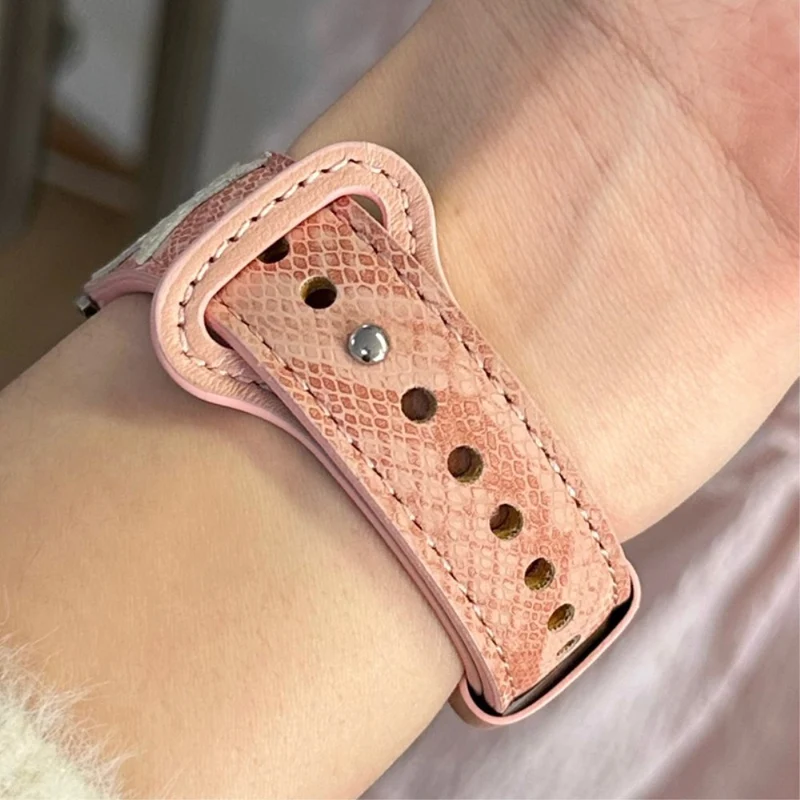 Apple Watch 49mm / 45mm / 44mm / 42mm Microfiber Leather Watch Strap