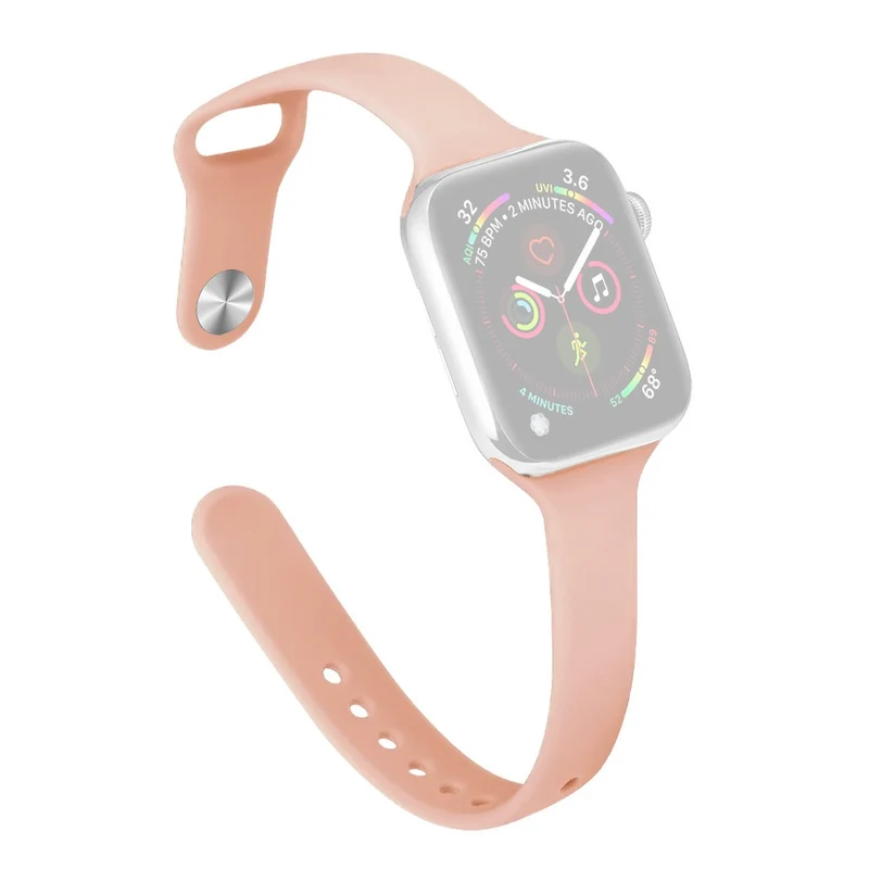 Apple Watch 49mm / 45mm / 44mm / 42mm Watch Straps Slim Band - Hot Pink