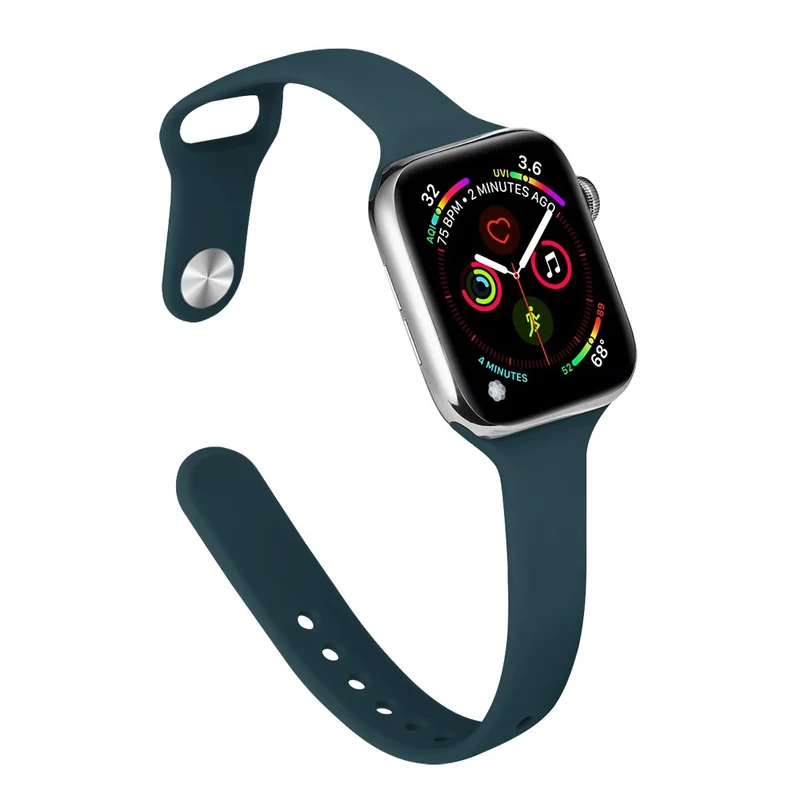 Apple Watch 49mm / 45mm / 44mm / 42mm Watch Straps Slim Band - Hot Pink