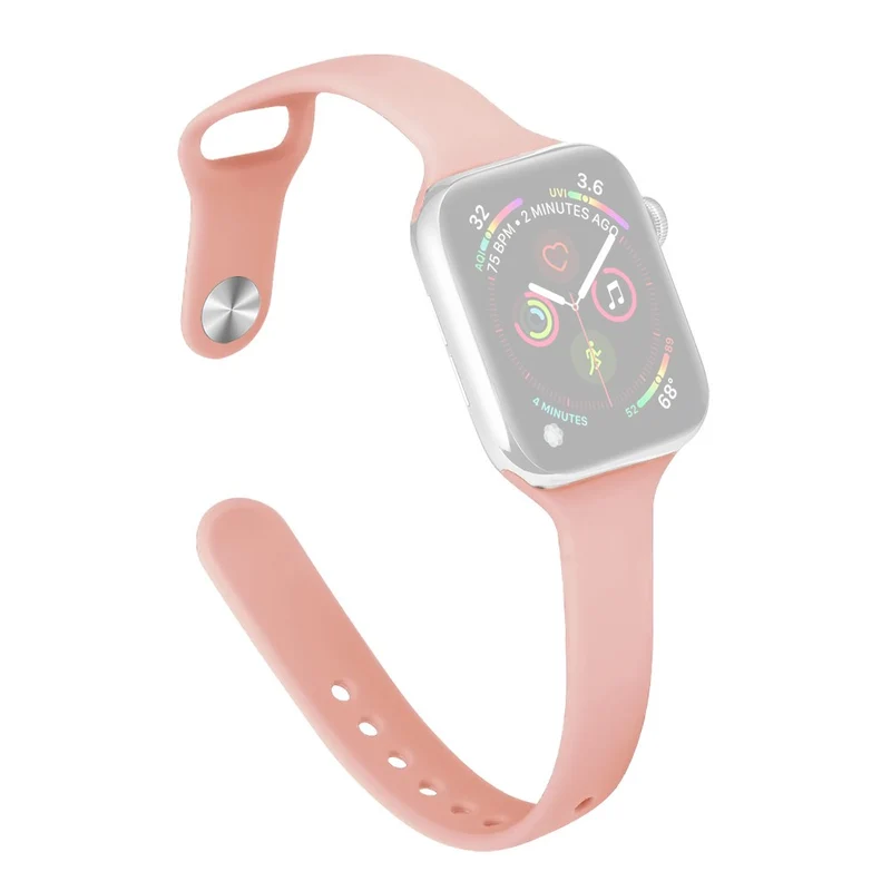 Apple Watch 49mm / 45mm / 44mm / 42mm Watch Straps Slim Band - Hot Pink