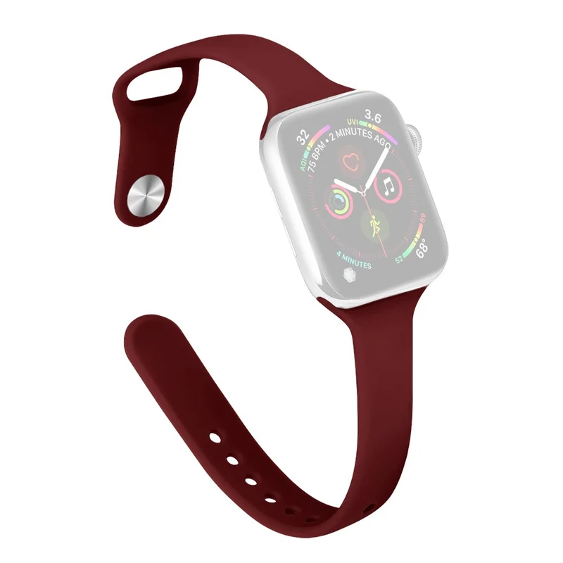 Apple Watch 49mm / 45mm / 44mm / 42mm Watch Straps Slim Band - Hot Pink