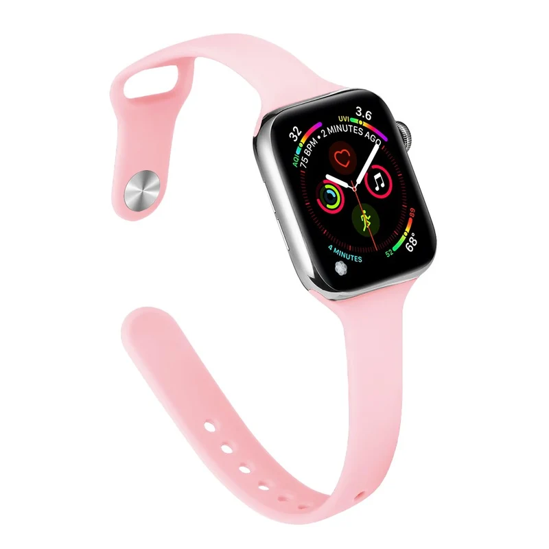 Apple Watch 49mm / 45mm / 44mm / 42mm Watch Straps Slim Band - Hot Pink