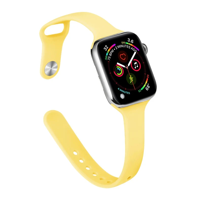 Apple Watch 49mm / 45mm / 44mm / 42mm Watch Straps Slim Band - Hot Pink