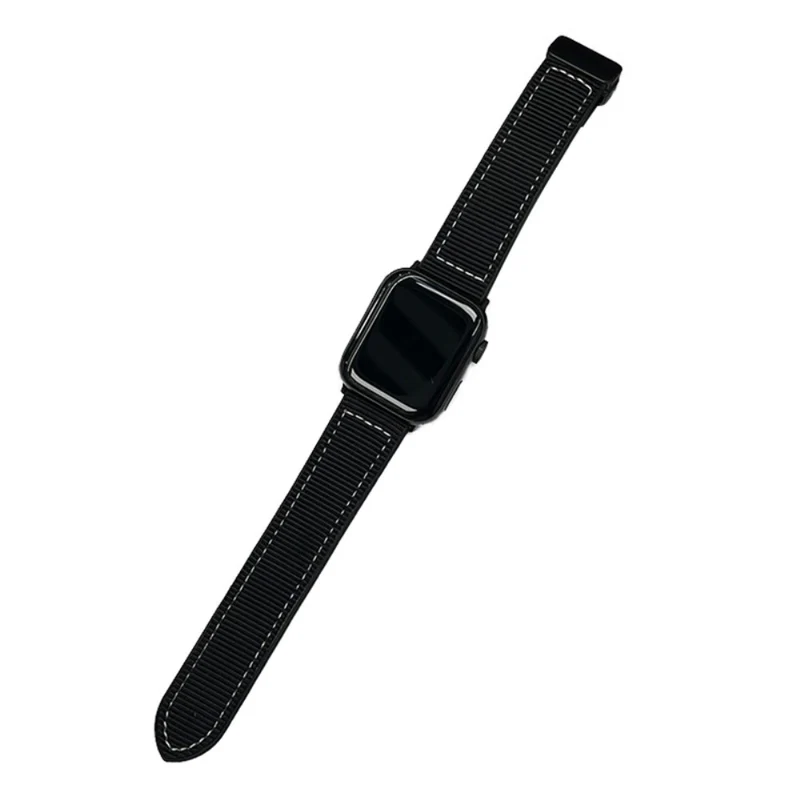 Apple Watch 49mm / 45mm / 44mm / 42mm Magnetic Nylon Watch Strap - Army Green