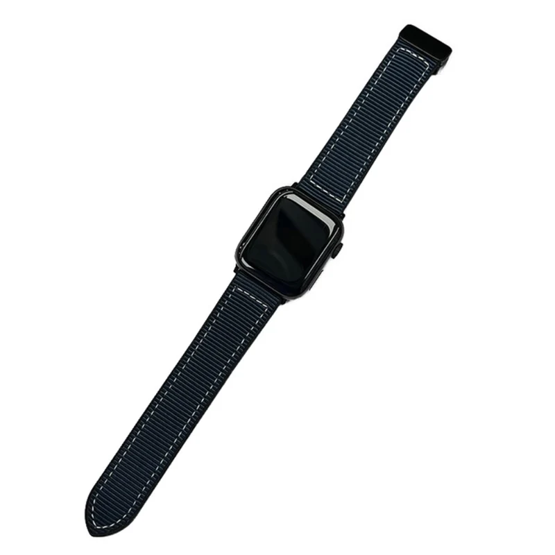 Apple Watch 49mm / 45mm / 44mm / 42mm Magnetic Nylon Watch Strap - Army Green