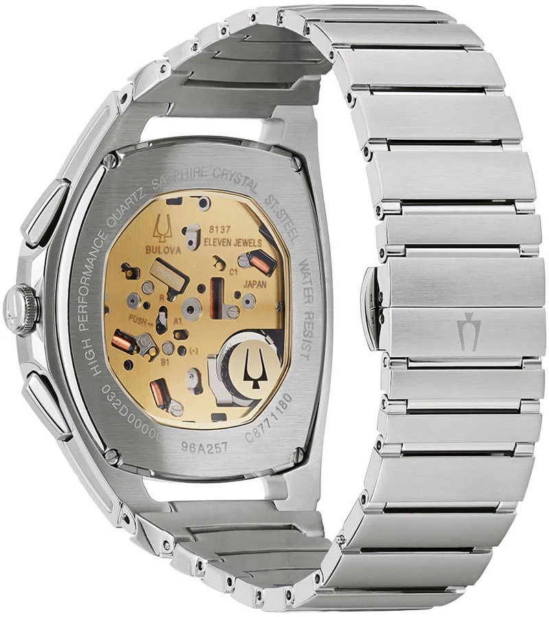 Bulova Curv 96A257 Herrenuhr • Gebogenes Werk • 262 kHz