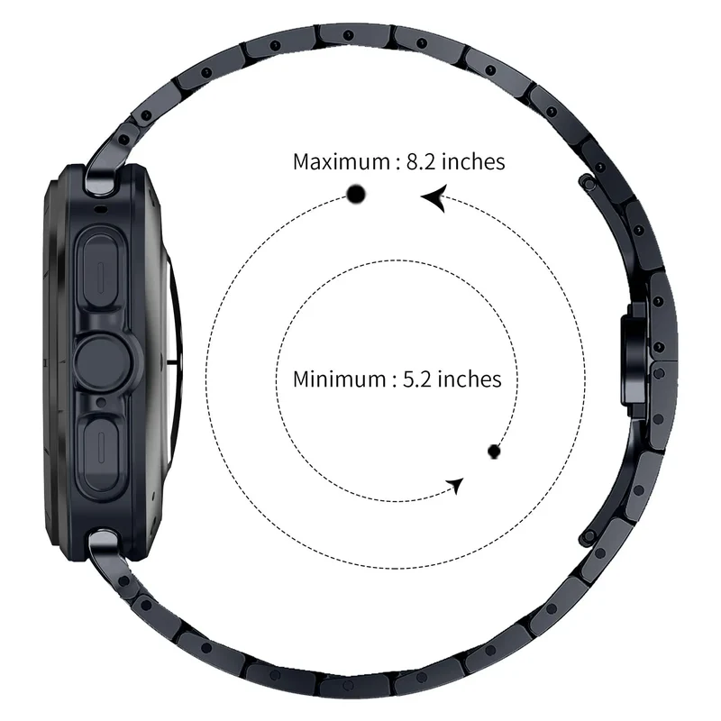 Samsung Galaxy Watch Ultra 2 Iron Stahlarmband (Titan Grau)
