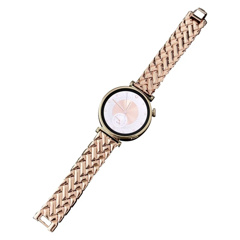 18mm V-shaped Zinc Metal Watchband Metal Universal Replacement Watch Strap