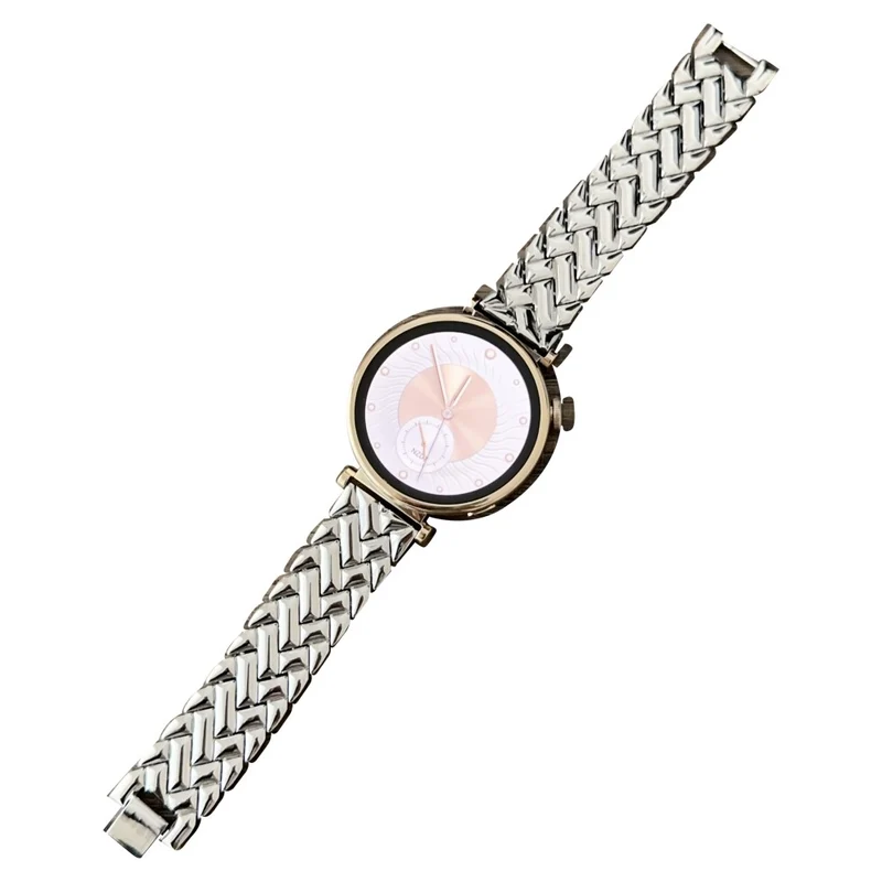 18mm V-shaped Zinc Metal Watchband Metal Universal Replacement Watch Strap