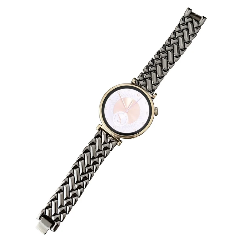 18mm V-shaped Zinc Metal Watchband Metal Universal Replacement Watch Strap