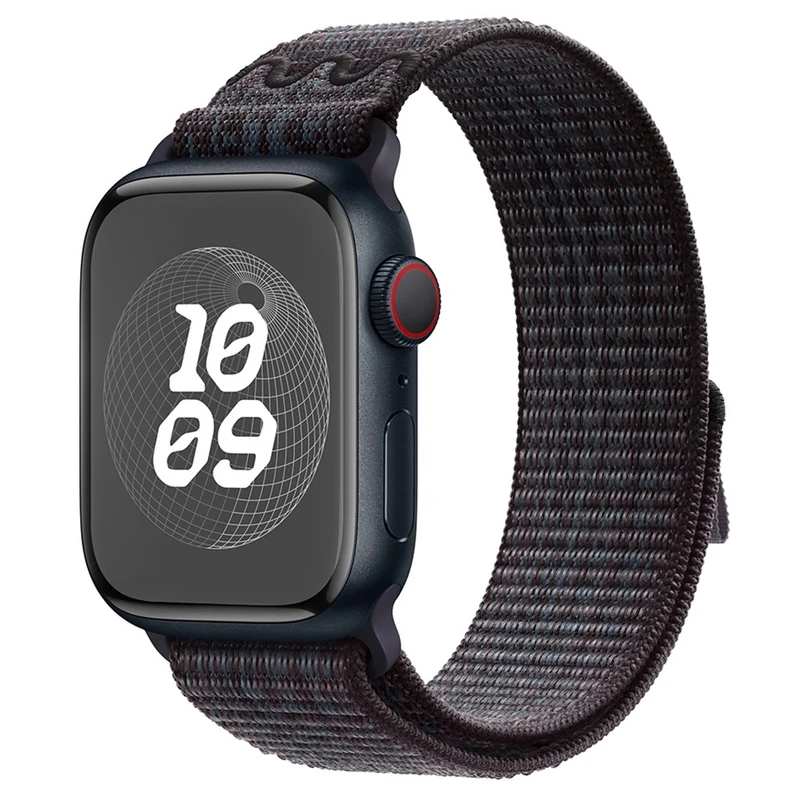 KALEBOL Apple Watch Series 49mm - 45mm - 44mm - 42mm Universal Nylon Watch Band - Dark Green+Orange