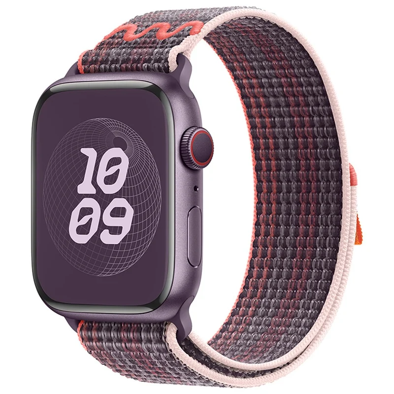 KALEBOL Apple Watch Series 49mm - 45mm - 44mm - 42mm Universal Nylon Watch Band - Dark Green+Orange