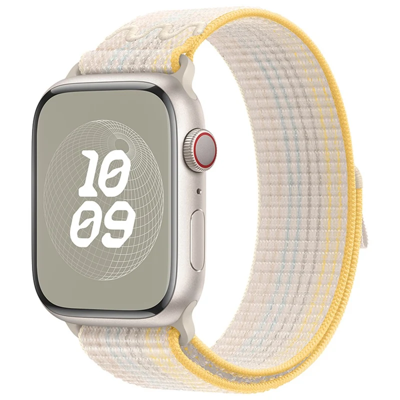 KALEBOL Apple Watch Series 49mm - 45mm - 44mm - 42mm Universal Nylon Watch Band - Dark Green+Orange