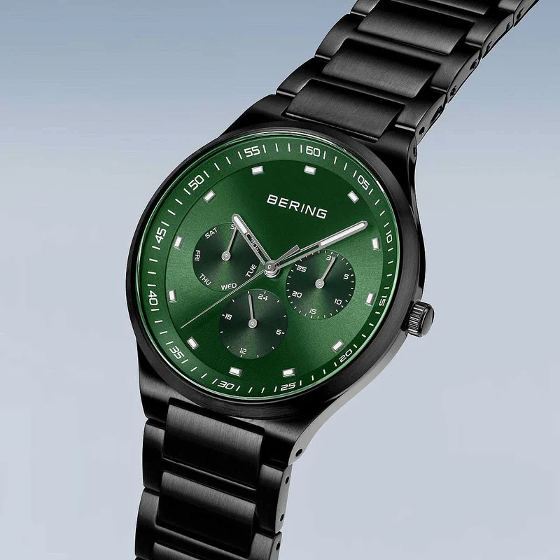 Bering Classic 11740-728 Herrenuhr • Kratzfestes Saphirglas • Flaches dänisches Design