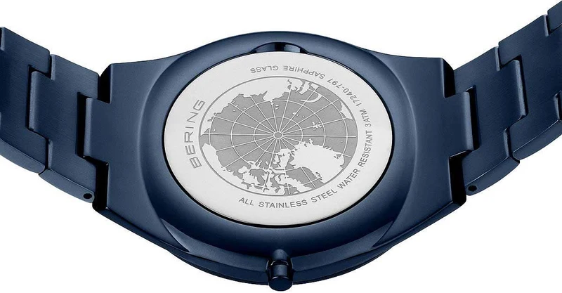Bering Ultra Slim 17240-797 Herrenuhr • Kratzfestes Saphirglas • Flaches Design
